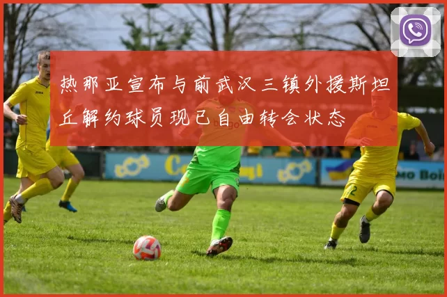 热那亚宣布与前武汉三镇外援斯坦丘解约球员现已自由转会状态